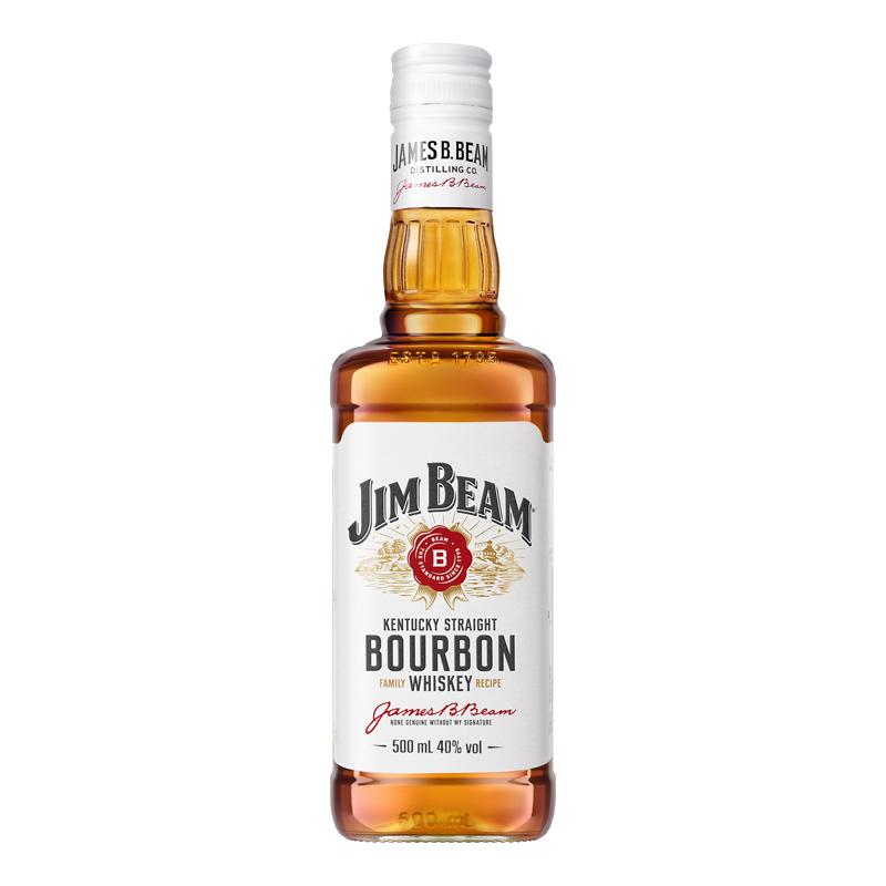 【雨琦星选】JimBeam金宾波本威士忌500ml苹果蜂蜜组合派对百宝箱