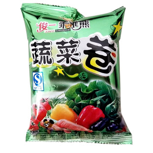 乖乖熊蔬菜卷零食大礼包膨化11克20包送男女生日礼物休闲套餐包邮