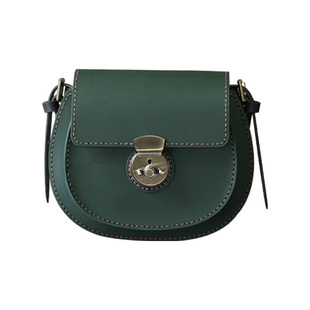 真皮手工包包diy材料包亲手做送闺蜜送朋友礼物牛皮马鞍包自制作