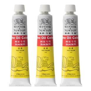 温莎牛顿油画颜料工具套装画家专用儿童美术专业学生油画白色金色钛白12/24/36色新手初学者入门画材45/170ML