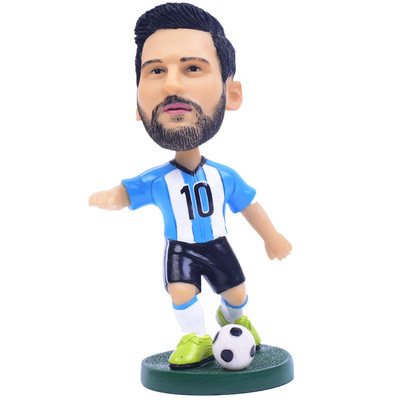 足球球星手办公仔模型梅西C罗世界杯明星摆件生日礼物男生纪念品