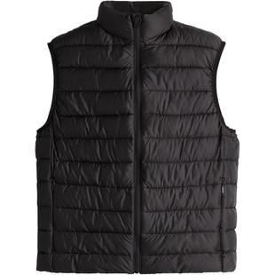 HM男装马甲冬季休闲服时尚轻便棉背心薄款内搭外出保暖衣1225197