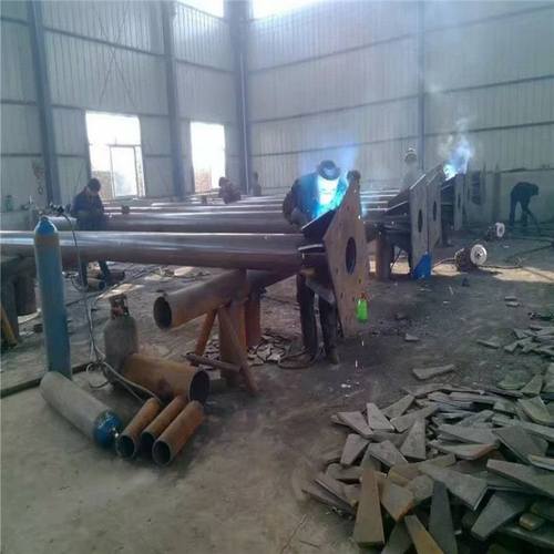 多柱型标志杆厂家单交通标志型悬臂立柱杆限高杆道路交通悬臂多