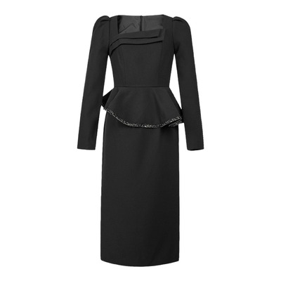 修身包臀连衣裙设计感显瘦潮