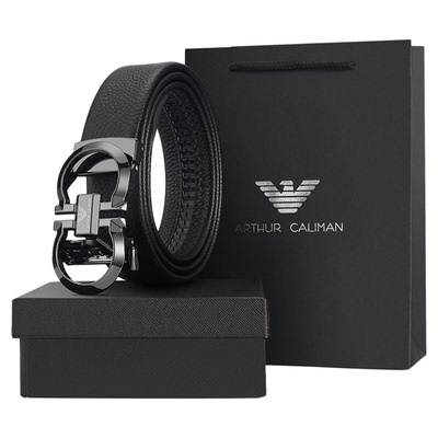 正品阿玛妮男士皮带真皮自动扣潮