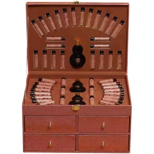 48次身体套盒美容院专用中药膜粉泥膏热敷姜丹发热通经络高档套装