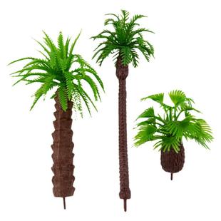 沙盘模型树枣椰树椰子树海边场景造景制作模型树矮棕油棕多规格