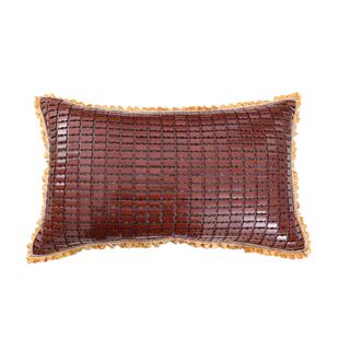 夏季双筋麻将凉席枕套竹席凉枕成人学生儿童枕头竹席枕头套加大套