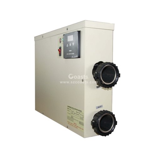 游泳池恒温电加热器厂家COASTS自动恒温器11KW泳池电加热设备