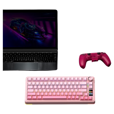 狼蛛S75pro三模无线机械键盘蓝牙有线电竞游戏打瓦三角洲笔记本