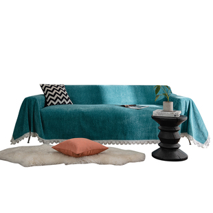 加厚简约高级感纯色沙发盖布沙发巾沙发垫四季通用防猫抓沙发套