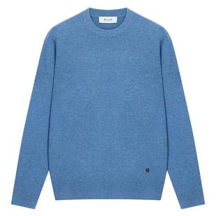 鄂尔多斯1980 男士圆领/半高领羊绒衫秋冬百搭纯色保暖针织套衫