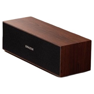 异能者音响蓝牙5.3木质箱体桌面有线台式家用复古小型小音箱D01