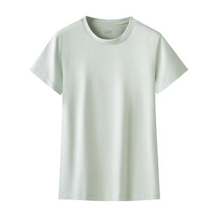 睡衣女款上衣单件短袖T恤夏季薄款夏天冰丝男士可外穿纯棉家居服