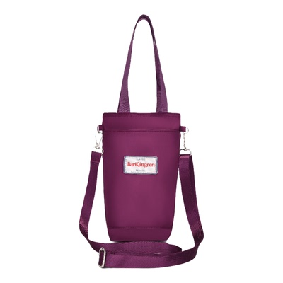 斜挎手提袋子外出时尚女小手拎包装水壶焖烧杯保温杯保护套水杯袋