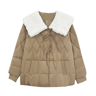 梵朵大码女装13642冬季高级感时尚百搭户外休闲羽绒服个性外套潮