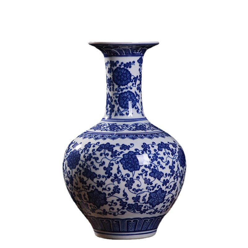 景德镇陶瓷花瓶中式复古摆件饰品