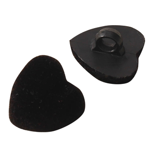 爱心植绒纽扣21mm大衣风衣羊绒扣子棉衣毛衣装饰扣彩色服装辅料