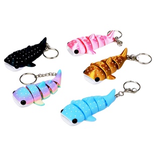 3D打印手办玩具打印鲸鲨钥匙扣挂件创意个性钥匙链挂饰情侣礼物