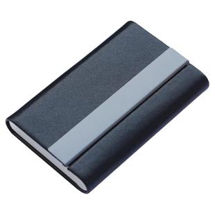 名片盒男商务超纤皮耐磨名片夹男式女式个性高端档名片盒男士随身
