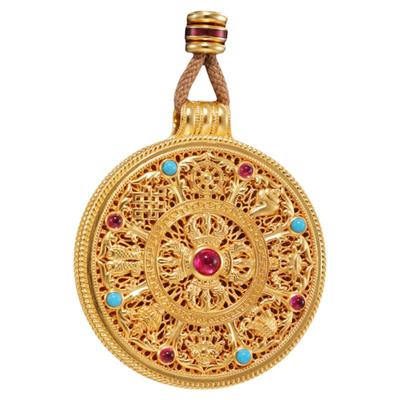 TWINSLULU八宝罗盘新品国风项链