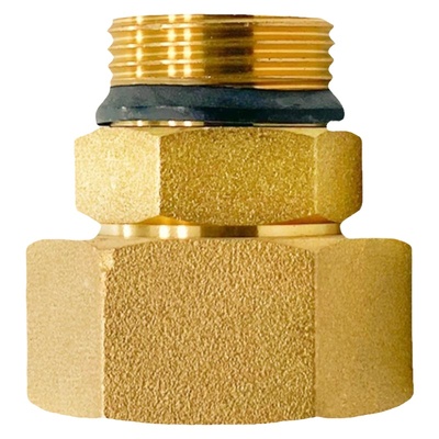 加厚黄铜内外丝活接头配密封垫