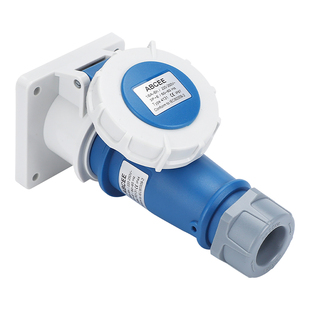 工业航空插头插座暗装明装16A32A63A防爆插座连接器3芯4芯5芯防水