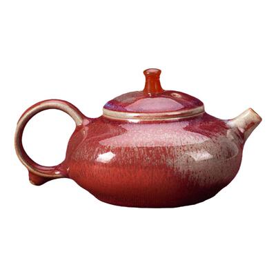 万仟堂手工壶窑变茶壶晚霞