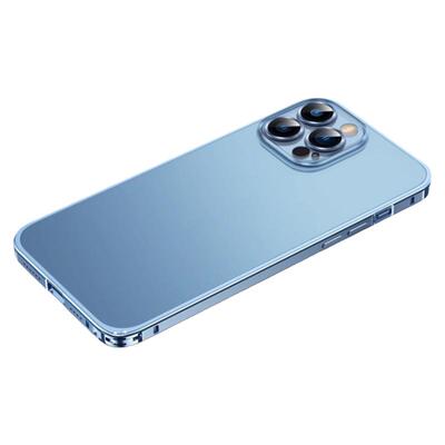 弹力扣直角边金属自带镜头膜壳