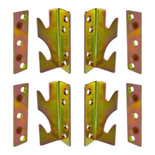 加厚固定器实木床挂钩重型插片横梁角码卡扣五金铰链家具连接配件