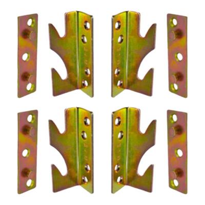 加厚实木床插挂钩铰链加固连接件