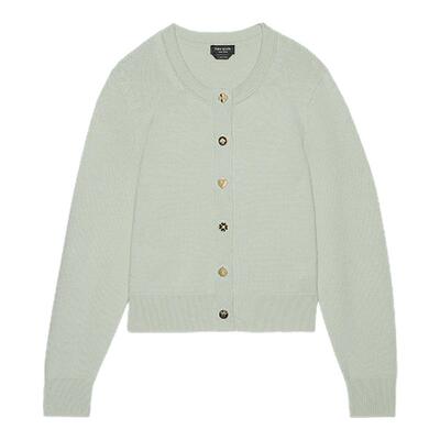 【6期免息】【当季新品】【新年礼物】kate spade 小圆领开衫