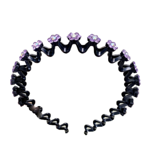 发卡发箍女夏季洗脸头箍网红2022年新款镶钻发夹简约蓝色夹子头饰