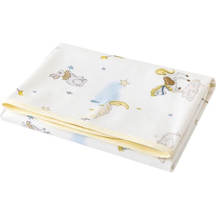 迷你巴拉巴拉婴儿隔尿垫防水可洗纯棉新生儿宝宝秋冬布垫双面用