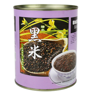 开罐即食太湖美林黑米罐头