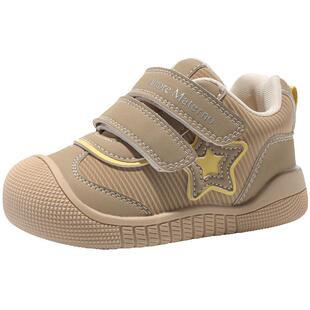 AM童鞋婴儿学步鞋2026春秋新款男宝宝机能鞋女童防滑包头室内鞋