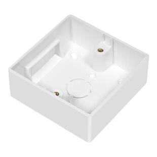 86型明线盒底盒接线盒开关插座盒子118明盒家用底座明装盒子超薄