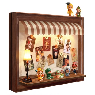 国补电表箱遮挡装饰画盲盒收纳展示架开关盒遮丑挂画配电箱电闸画