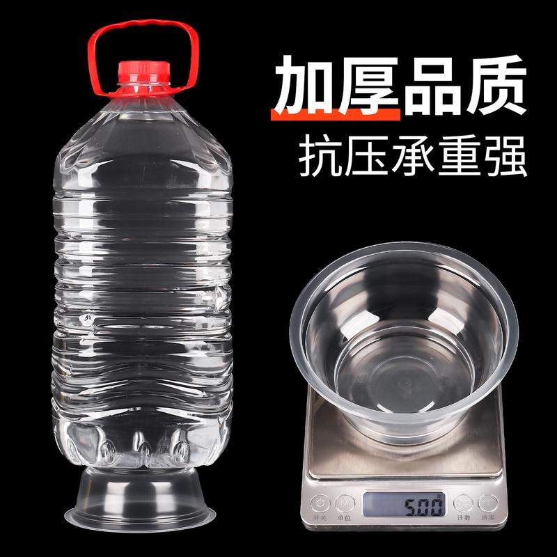 加厚一次性碗塑料碗圆形300整箱透明只餐盒外卖只批发-600打包盒