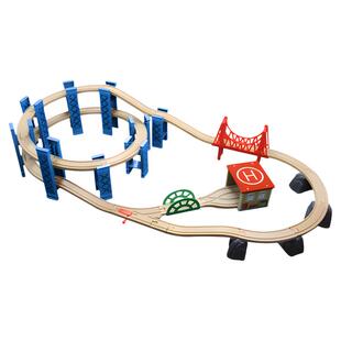 高铁玩具火车轨道带轨道积木配件儿童木制铁路仿真电动高级轨道车