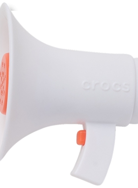 Crocs卡骆驰智必星配件洞洞鞋花 绿色口哨 红白喇叭