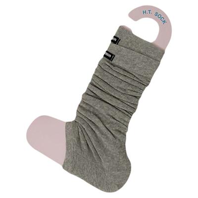 小腿显瘦棉质布标踩脚堆堆袜套