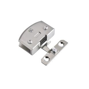 玻璃铰链柜门合页免开孔酒柜钢化玻璃门专用不锈钢免打孔配件90度