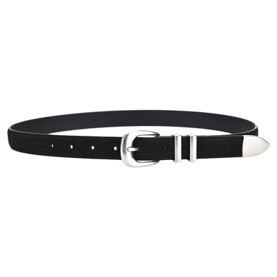 皮带女士新款绒面真皮复古腰带女