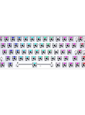 黑吉蛇dk68键盘机械套件rgb