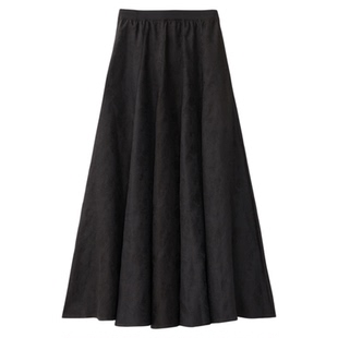 萧娘【半夏】四经绞罗香云纱半裙中式桑蚕丝百搭国风休闲半裙2889