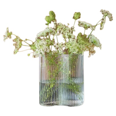 ins风格扁平脚印花瓶北欧客厅