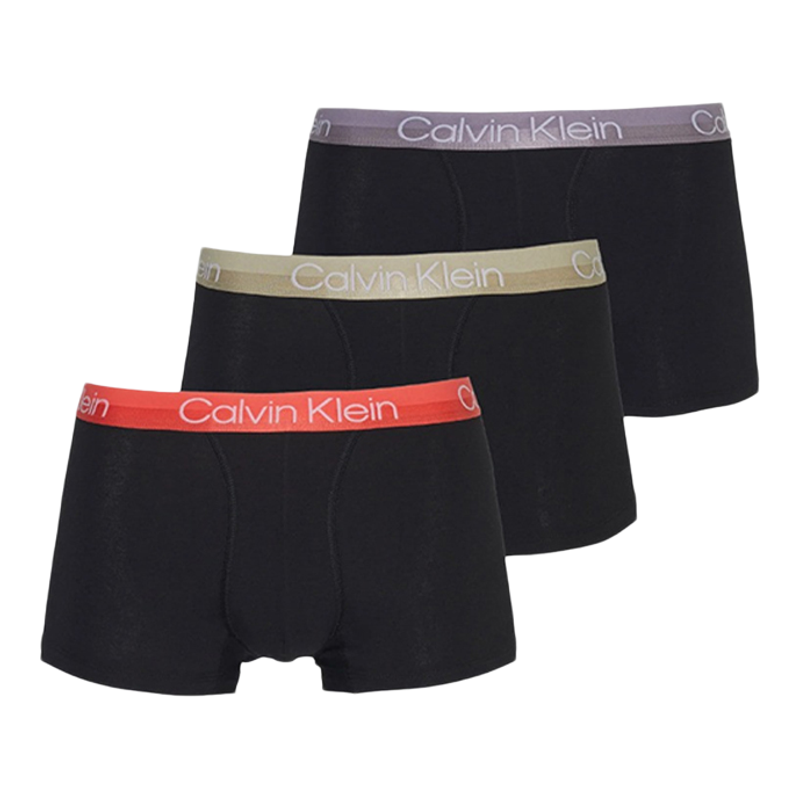 【自营】Calvin Klein/凯文克莱CK男士三条装舒适平角内裤NB2970A