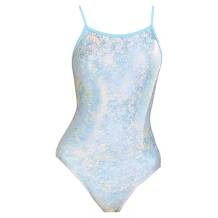 2025新款漫珠山黄镭闪竞速泳衣连体游泳馆专业性感露背运动泳装