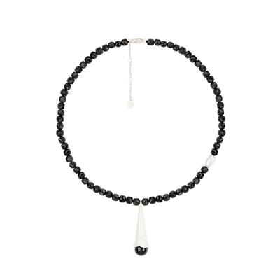 OINICIO初印红玛瑙吊坠毛衣链